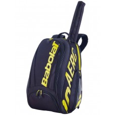 Babolat Pure Aero Backpack black yellow 2 racquets Tennis Bag 183727 753094 Babolat Pure Aero Backpack black yellow 2 racquets Tennis Bag 183727 753094