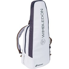 Babolat Pure Wimbledon Tennis 225 Backpack White Grey 191522 753098 3 racquets